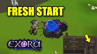 Exora RSPS Fresh Start on Unique Custom RSPS These Starter Tasks are OP Big Giveaway [upl. by Mendie]