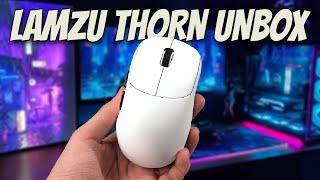 Lamzu Thorn Unboxing amp First impression VS G Pro X v2 [upl. by Brooking]