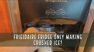 FrigidaireElectrolux Fridge Not Making Cubed Ice [upl. by Dias787]