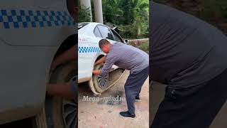 Two wheels of a car fell off a bumpviralvideo youtubeshorts [upl. by Grose]