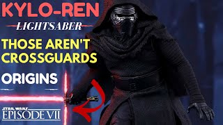 KYLO RENS LIGHTSABER EXPLAINED  THOSE ARENT CROSSGUARDS  STAR WARS EPISODE 7 [upl. by Akinod905]