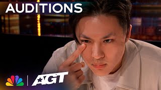 Kevin Lis incredible magic leaves the judges SPELLBOUND  Auditions  AGT 2023 [upl. by Christiano]