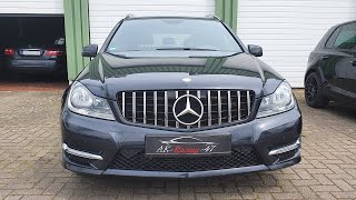 MERCEDES CKlasse W204  Sport Kühlergrill  AMG GT OPTIK  PANAMERICANA STYLE GRILL  W212 156 C117 [upl. by Aziul]