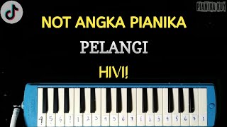 Not Pianika Hivi  Pelangi  Pianika Kuy [upl. by Garaway654]