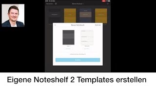 Tutorial Individuelles Noteshelf 2 Template fürs iPad erstellen für mehr Produktivität [upl. by Ennahtebazile]