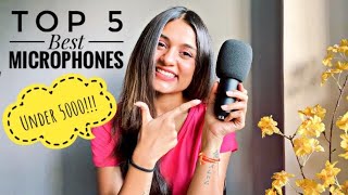 BEST Microphones Under 5000🔥 Top 5 Best MICROPHONES For Singing  With All Details [upl. by Swinton475]