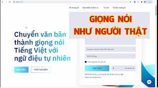 Chuyển văn bản thành giọng nói online MIỄN PHÍ  Text to speech [upl. by Ardnuahs87]