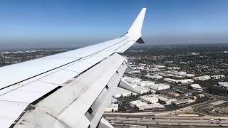 American 737 MAX landing John Wayne [upl. by Atikcir365]