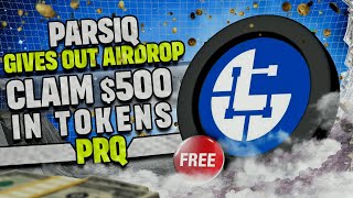 PRQ Finance Protocol  Take your MILLION Claim 500 on Crypto AirDrop Without Deposit 2024 [upl. by Hairaza428]