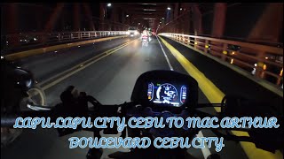 LAPU LAPU CITY CEBU TO MAC ARTHUR BOULEVARD CEBU CITY [upl. by Abramo]