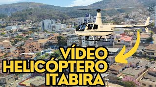 Vídeo incrível de Itabira Brasil de um helicóptero [upl. by Thorstein]