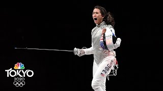 Lee Kiefer wins USAs firstever gold medal in individual foil  Tokyo Olympics  NBC Sports [upl. by Sivia404]