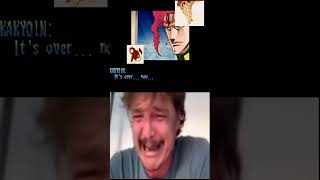 Pedro Pascal crying to Kakyoins Death in HFTF [upl. by Winzler]