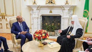 Patriarch Kirill Meets Indian Ambassador Vinay Kumar Strengthening RussiaIndia Ties 🇷🇺🇮🇳 [upl. by Ruthven495]