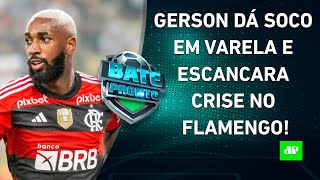 CRISE Gerson ACERTA SOCO em Varela em TREINO do Flamengo Palmeiras VENCE  BATE PRONTO [upl. by Hay]