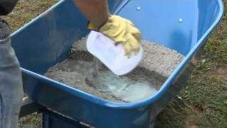 How to Hand Mix QUIKRETE® Concrete [upl. by Rubens]