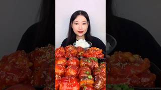 먹방 먹는 소리 Red Meat Balls White Rice Eating asmr mukbang eating food 322 [upl. by Anih87]