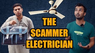 The Scammer Electrician  DablewTee  Comedy Skit  WT [upl. by Nich]