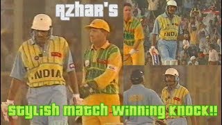 Mohammad Azharuddin Stylish 94 vs Australia 1996 Titan Cup  Azhars Fabulous Match Winning Knock [upl. by Briney426]