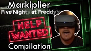 Markiplier Five Nights at Freddys Help Wanted Compilation [upl. by Ovida]