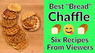 Best Bread Chaffle Recipes Compared  Six Viewer Submissions including quotWonder Breadquot [upl. by Norej]