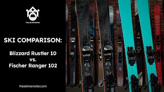 Ski Comparison Blizzard Rustler 10 vs Fischer Ranger 102 [upl. by Wolfort]