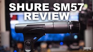 Shure SM57 Dynamic Mic Review  Test [upl. by Eillit]