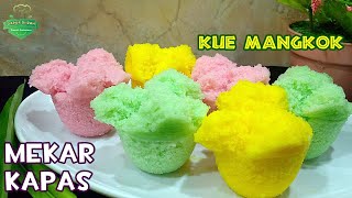 CARA MEMBUAT KUE MANGKOK MEKAR MEREKAH ANTI GAGAL  KUE MANGKOK MEKROK  RESEP KUE BASAH [upl. by Aerdnaek]