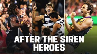 Greatest aftersiren goals through history  AFL [upl. by Hedvige]