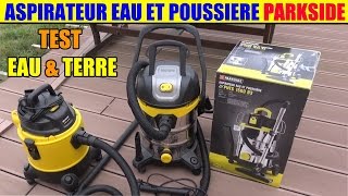 aspirateur eau et poussiere parkside lidl pnts 1500 1400 1300 test [upl. by Hogan]