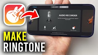 How To Make A Ringtone On iPhone With GarageBand  Full Guide [upl. by Lars776]