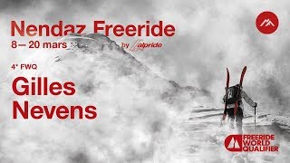 Nendaz Freeride 4 FWQ  Qualifications 2019  Gilles Nevens [upl. by Yahiya258]