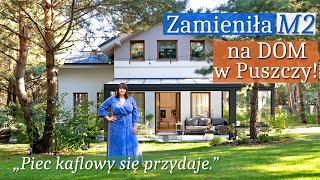 Zamieszkali w DOMU w Puszczy quotPIEC KAFLOWY się przydajequot Wnętrza i leśny OGRÓD czarują AZYL MARZEŃ [upl. by Ennaeirrac]