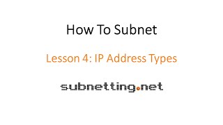 How to Subnet  Lesson 4 [upl. by Aneek263]