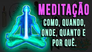 COMO MEDITAR  Guia Definitivo Em 5 minutos [upl. by Nodnek]