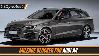 Audi A4 B9  MILEAGE BLOCKER from Dynotest  Installation and use [upl. by Roana]