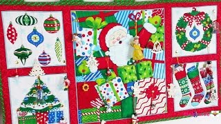 DIYAdventskalender aus einem PatchworkPanel [upl. by Dnyletak]