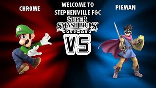 Welcome to Stephenville FGC  82924  Chr0me vs Pieman [upl. by Rialcnis]