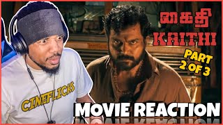 KAITHI 2019   Part 2 of 3  FIRST TIME WATCHING  MOVIE REACTION [upl. by Anitaf]