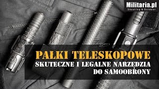 Pałka teleskopowa – legalność użycie test wytrzymałości  MIlitariapl [upl. by Nidia]