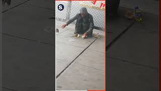 Peruvian ‘RatMan’ Performs on the Streets of Lima [upl. by Aitat]