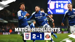 HIGHLIGHTS  TOWN 2 SUNDERLAND 1 [upl. by Hcahsem]