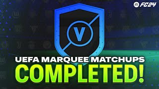 UEFA Marquee Matchups SBC Completed  20112711  Tips amp Cheap Method  EAFC 24 [upl. by Acinonrev182]