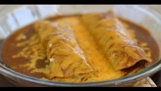 How To Make Beef Enchiladas Topped With Homemade Enchilada Sauce by Rockin Robin [upl. by Aniled]