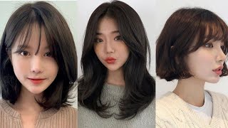 CORTES DE CABELLO MUJER ESTILO COREANO  STYLE ASIAN [upl. by Rriocard145]