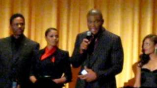 Tyler Perrys For Colored Girls NY Premiere  Tyler Introduces Cast [upl. by Saimerej698]