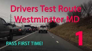 Westminster Maryland MVA Driving Test Route [upl. by Assed]