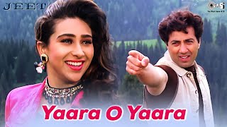 Yaara O Yaara  Jeet  Sunny Deol Karisma Kapoor  Alka Yagnik amp Vinod Rathod  90s Love Hits [upl. by Jd]