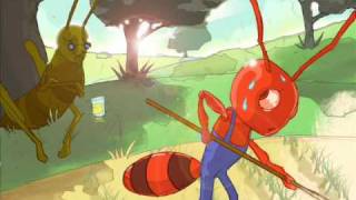 Aesops Fable The Ant and the Grasshopper [upl. by Nileuqaj]