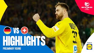 Germany vs Switzerland  Highlights  EHF EURO 2024 [upl. by Lovell170]